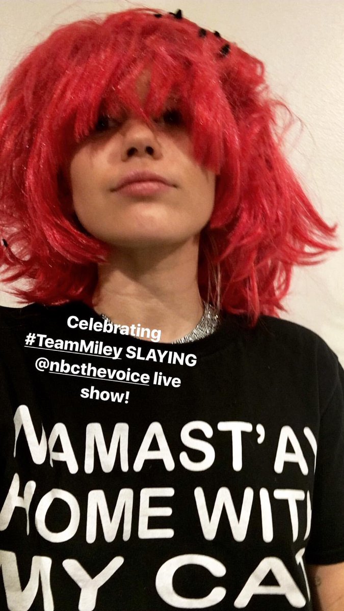 Celebrating #TeamMiley SLAYING @nbcthevoice live show! https://t.co/v8iCtmDaKM