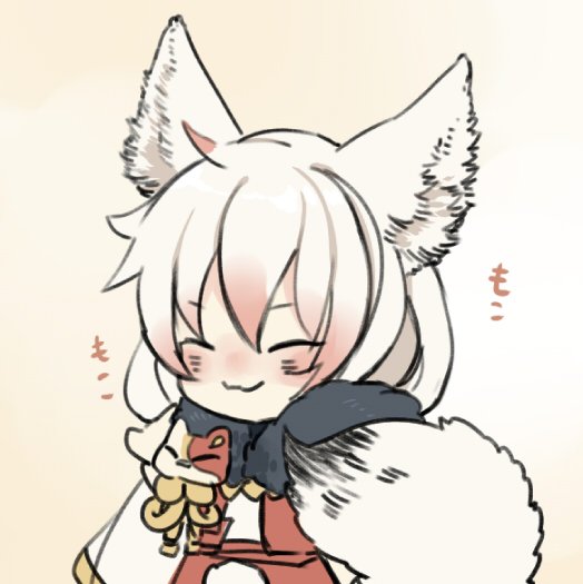 冬の妖狐ちゃん。(もこもこ 冬の妖狐ちゃん。(もこもこ