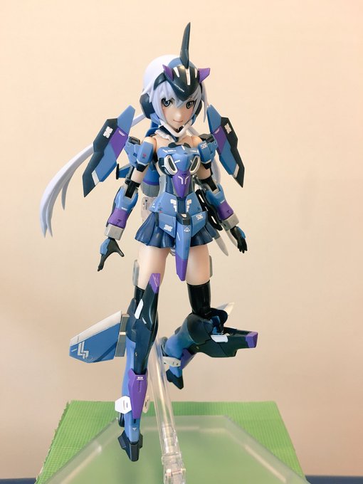スティ子の改修が完了しました^_^武装はまだこれからですがとりあえずイメージ通りかなといったところです。 #フレームアー スティ子の改修が完了しました^_^武装はまだこれからですがとりあえずイメージ通りかなといったところです。 #フレームアー