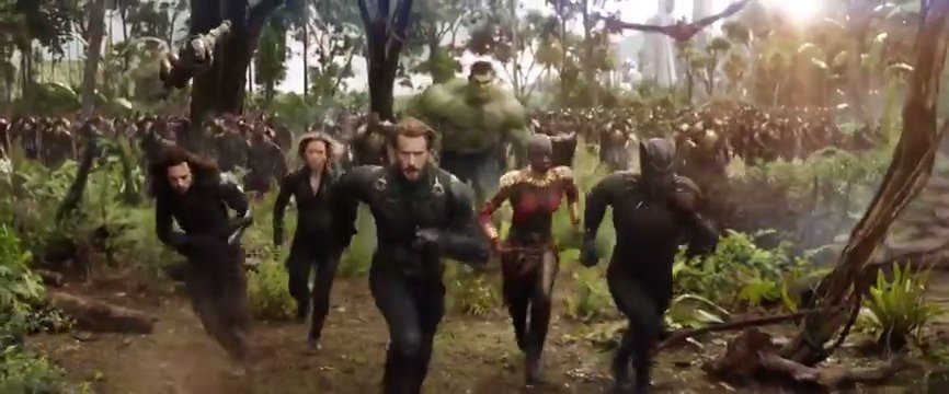 RT @IGN: WATCH THE FIRST #AVENGERSINFINITYWAR TRAILER NOW! ???? ???? ???? https://t.co/lALrNXJw8v