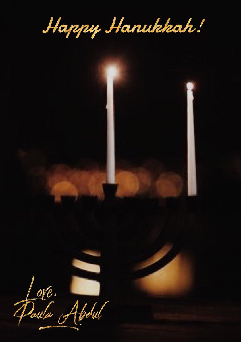 Happy Hanukkah! Enjoy this first night! As always, I’m sending you love & latkes!
Love, Paula ????xoP 
#Hanukkah https://t.co/Duj0HGwBoJ