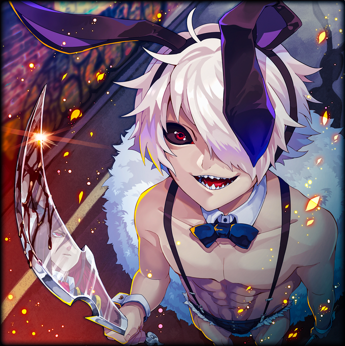 十二大戦より卯の戦士 憂城くんです~!🐰🐰可愛くて強くてかっこいい、素敵なキャラに感謝…ありがてぇ…🙏🙏バニーガールなら 十二大戦より卯の戦士 憂城くんです~!🐰🐰可愛くて強くてかっこいい、素敵なキャラに感謝…ありがてぇ…🙏🙏バニーガールなら