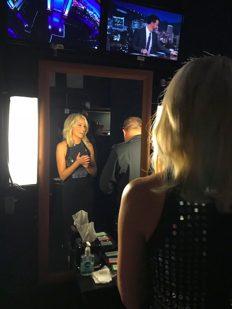 Always a good time talking with this good-time guy. @JimmyKimmelLive #PitchPerfect3 https://t.co/ukcwlYGcES