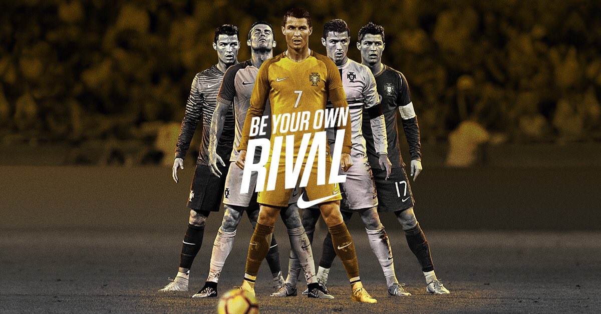 Be your own rival. ???? #CR7 #NikeFootball #PlayFree https://t.co/g5tv70viEP