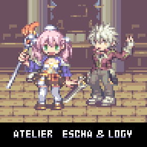atelier Escha & Logy#ドット絵 #pixelartエスロジを本当に描いたよやったね atelier Escha & Logy#ドット絵 #pixelartエスロジを本当に描いたよやったね