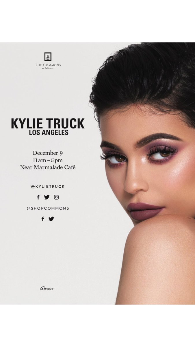 the @kylietruck will be at The Commons, Calabasas today at 11am! ???? https://t.co/rAbtPbIAdT