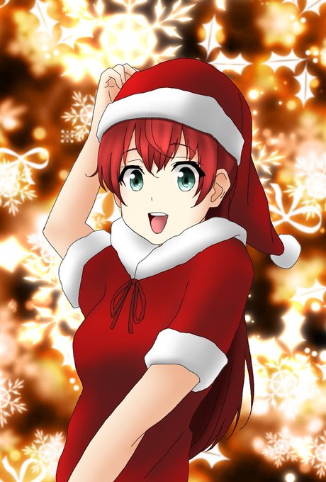 フォロワーさんのツイートに刺激されて、衝動的にずかちゃんを描きました。ずかちゃんのクリスマス仕様です! #SHIROBA フォロワーさんのツイートに刺激されて、衝動的にずかちゃんを描きました。ずかちゃんのクリスマス仕様です! #SHIROBA