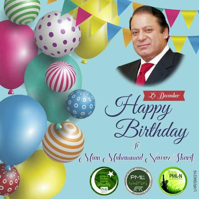 Nawaz Sharif’s Birthday Celebration | HappyBday.to