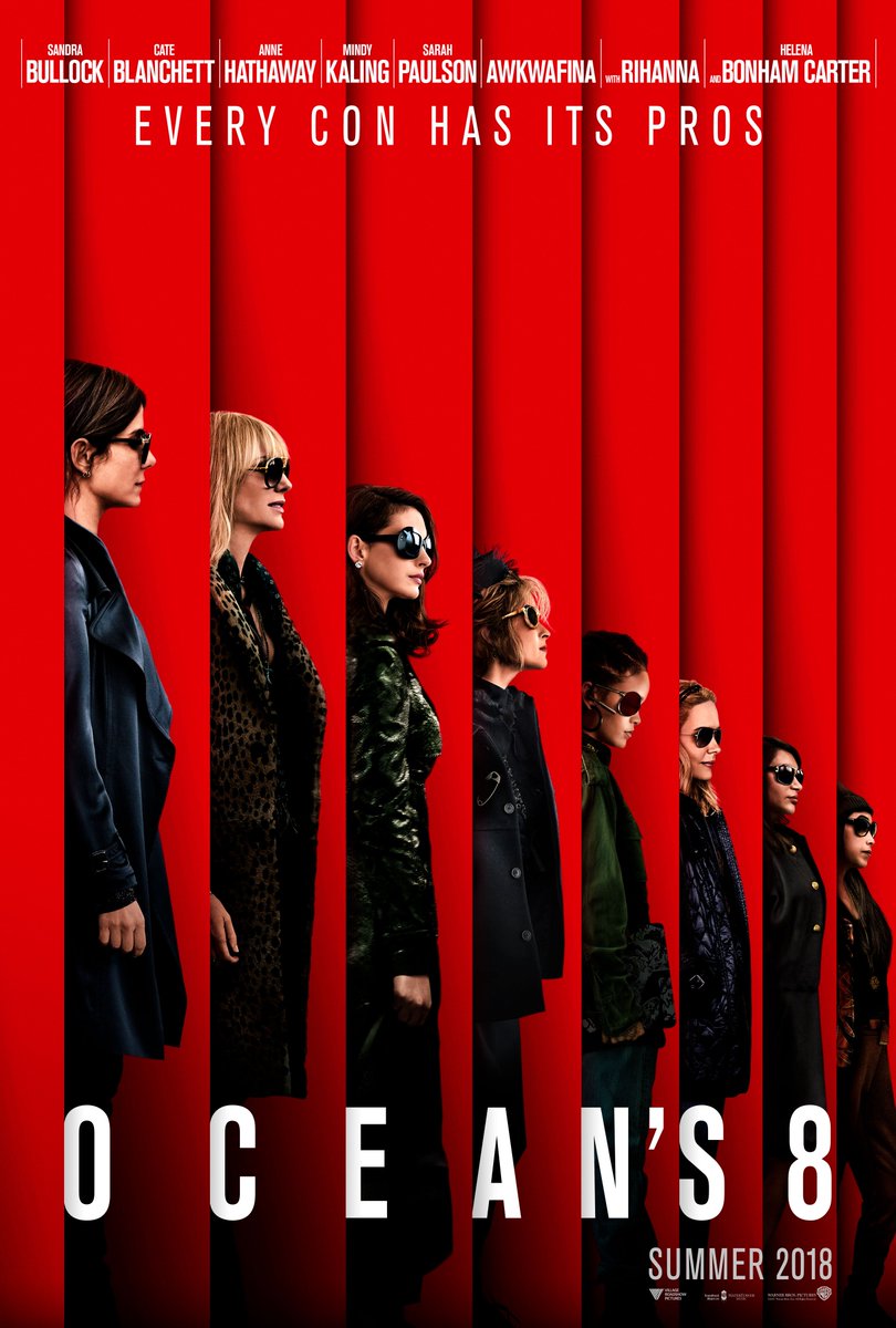 RT @oceans8movie: Meet the new guys. #Oceans8 in theaters June 2018. https://t.co/GU6kDEiKd2