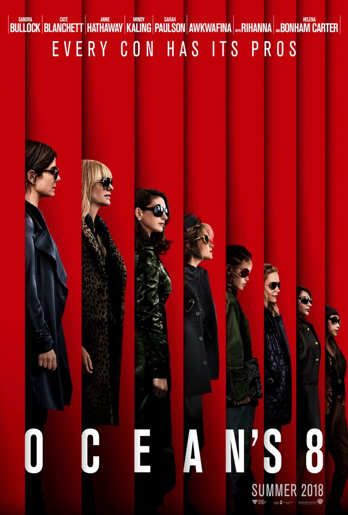 Meet the new guys. #Oceans8 is in theaters June 2018. https://t.co/4a9sb0NkL0 https://t.co/j7GVqWZWJD