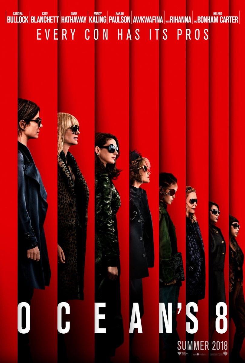 RT @oceans8movie: Join the dream scheme. #Oceans8 hits theaters June 2018. https://t.co/W4HOEc3kzY