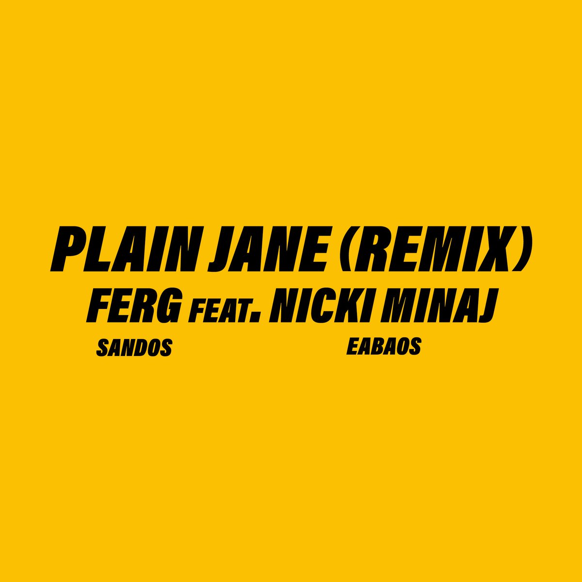 RT @ASAPMOB: #PLAINJANE REMIX OUT NOW @ASAPferg @NICKIMINAJ https://t.co/oD58nNNoGk https://t.co/rPR5COcnnq