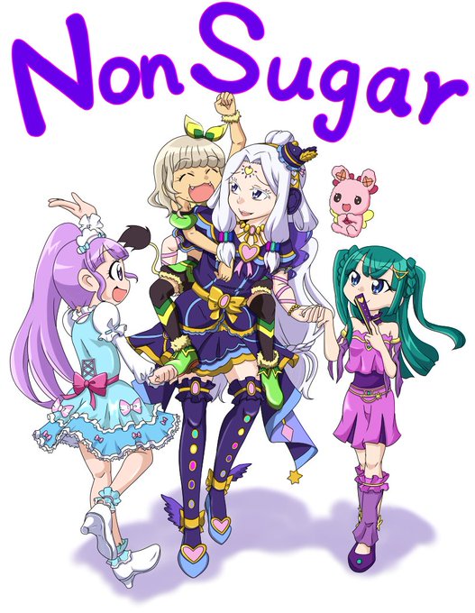 楽しそうなノンシュガーが描きたかったので描きました。ジャニスのお母ちゃん感がすごく好き。#プリパラ 楽しそうなノンシュガーが描きたかったので描きました。ジャニスのお母ちゃん感がすごく好き。#プリパラ