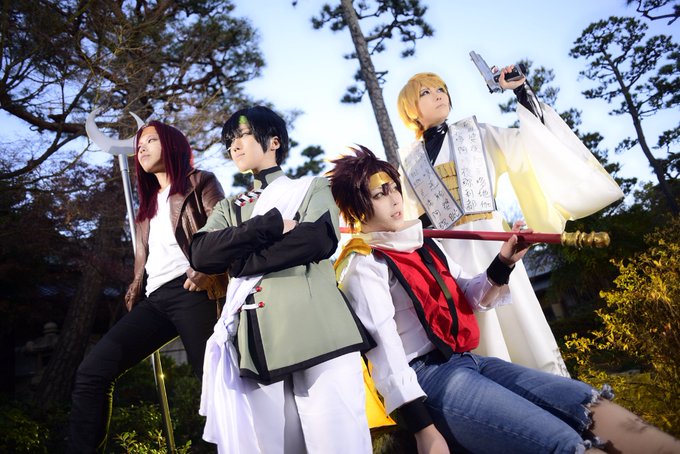 (cos/最遊記)Go West三蔵:きーやん悟空:れい悟浄:弘樹八戒:きょーこPhoto:Banri (cos/最遊記)Go West三蔵:きーやん悟空:れい悟浄:弘樹八戒:きょーこPhoto:Banri