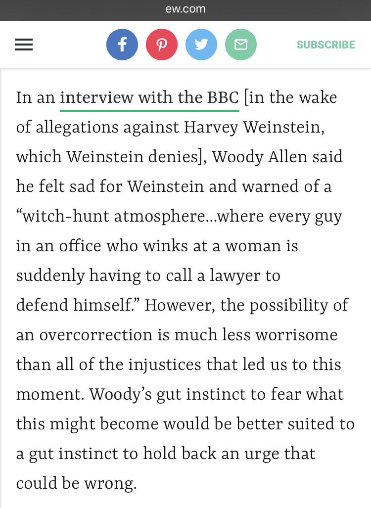 Click link to read my full essay for @EW >>> https://t.co/FFTbPQjBSh ???? https://t.co/dYiUxaalF9