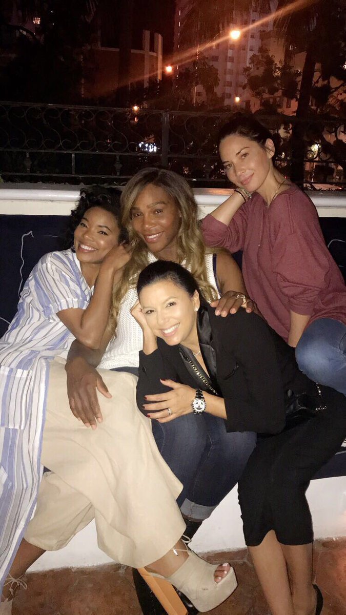 Miami Nights with these beauties! And why does @itsgabrielleu look like she’s 12 yrs old?? #Friends #ForeverYoung https://t.co/CTwuszi8Di