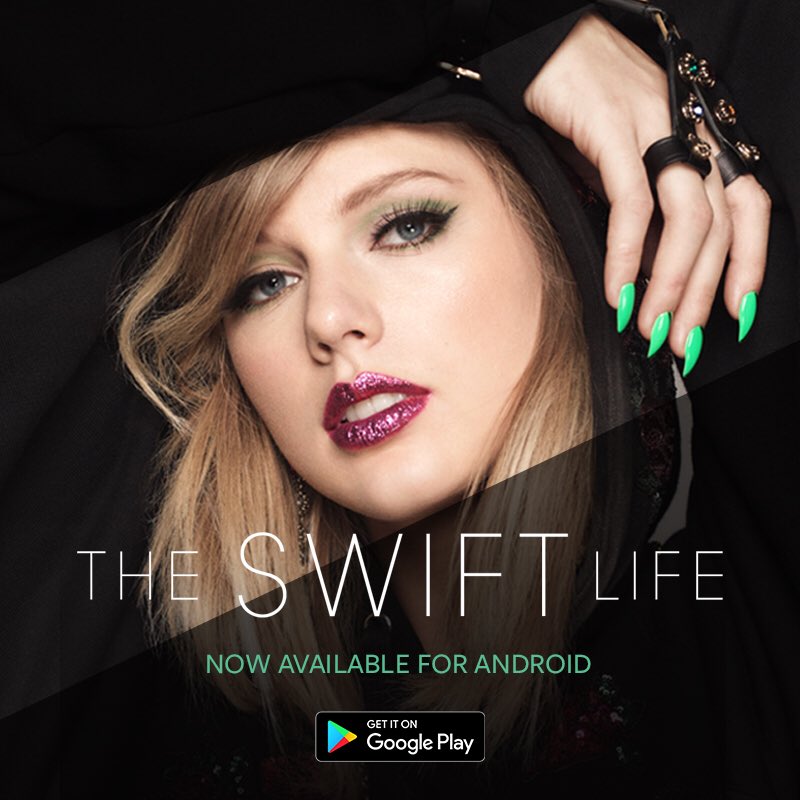 RT @taylornation13: #TheSwiftLife is now available for Android! Get it on Google Play now: https://t.co/qguJHJ3qPL https://t.co/93evBchcNl