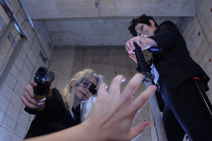 【コス/GANGSTA.】 だからまぁ何だ 諦めて頂戴♥ウォリック*紅峰アキラニコラス*梛琉photo*まりあ 【コス/GANGSTA.】 だからまぁ何だ 諦めて頂戴♥ウォリック*紅峰アキラニコラス*梛琉photo*まりあ