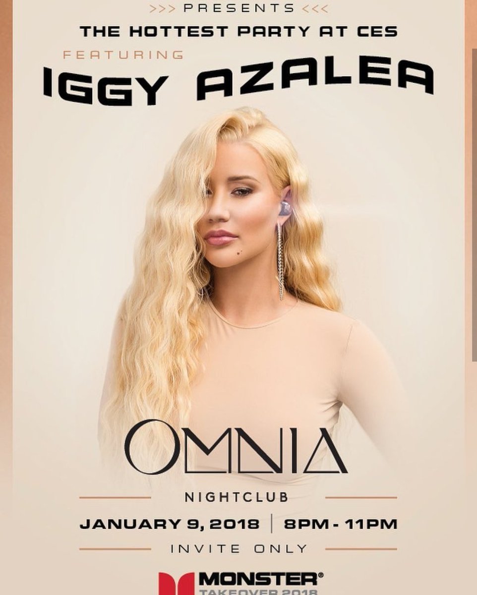 RT @iggyAzaleapma: Iggy Azalea will be performance tomorrow at the OMNIA night club in las vegas. https://t.co/dBPOBIDIQW