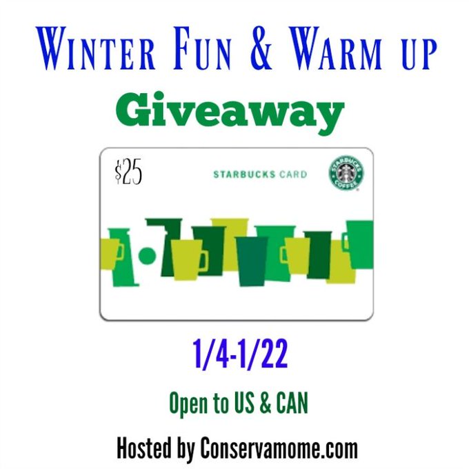 Winter Fun & Warm Up Giveaway -- Win a Starbucks Gift Card Winter Fun & Warm Up Giveaway -- Win a Starbucks Gift Card