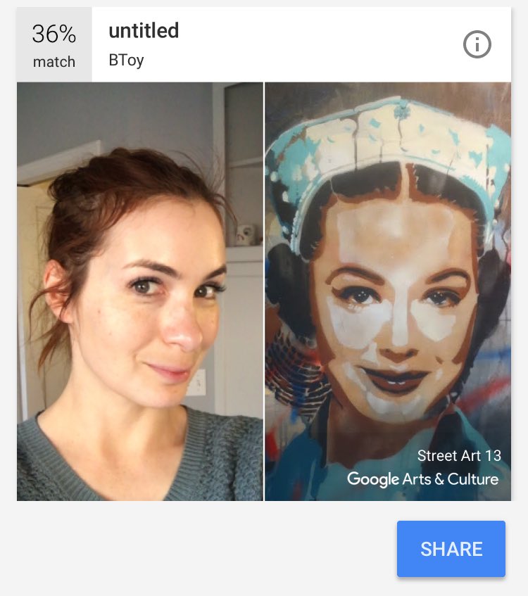 Torn between which one I think is better likeness with the Google Arts and Culture app. https://t.co/uSw8RmOip8