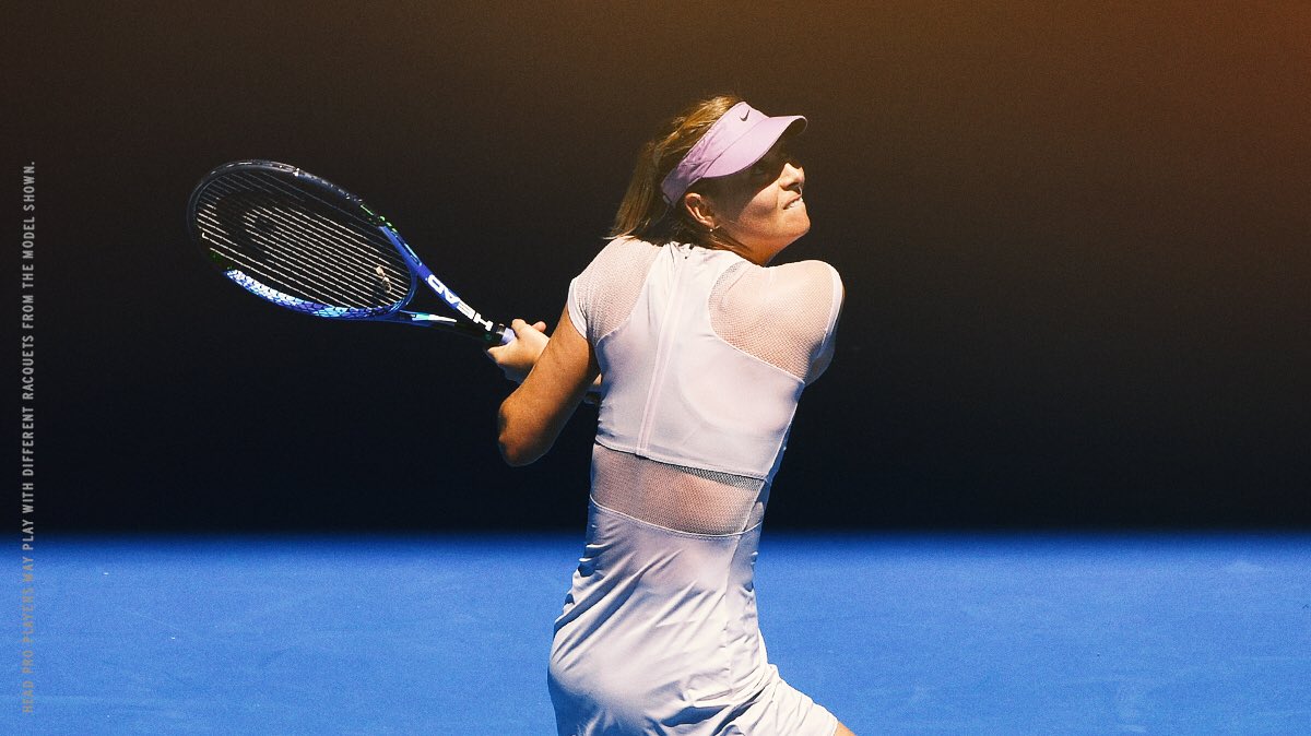 RT @head_tennis: .@MariaSharapova focused and determined as ever. See you in round three! #AusOpen https://t.co/DHden9EO0s