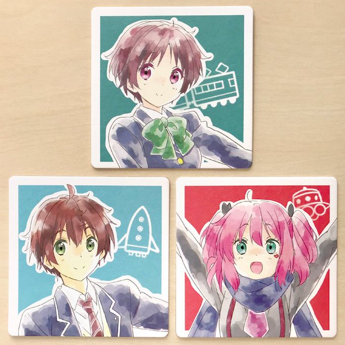 【入プレ】3週目入場者プレゼント描き下ろしコースター 3種(くみん・七宮・勇太)の配布は本日まで!劇場でぜひゲットしてく 【入プレ】3週目入場者プレゼント描き下ろしコースター 3種(くみん・七宮・勇太)の配布は本日まで!劇場でぜひゲットしてく