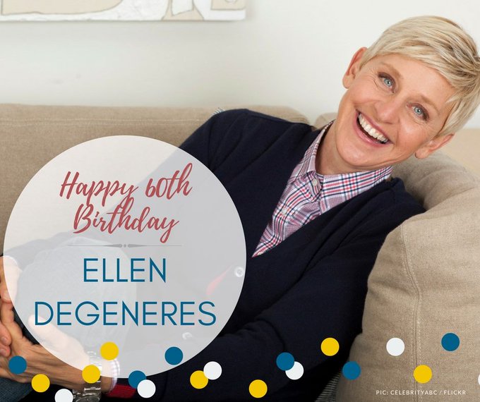 Ellen Degeneres's Birthday Celebration HappyBday.to