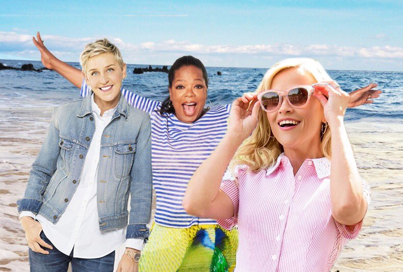 Just 3 besties checking in from a celebratory day at the beach. Happy, happy birthday @TheEllenShow! #HBD ????????✨???? https://t.co/7UjjHmOzKb
