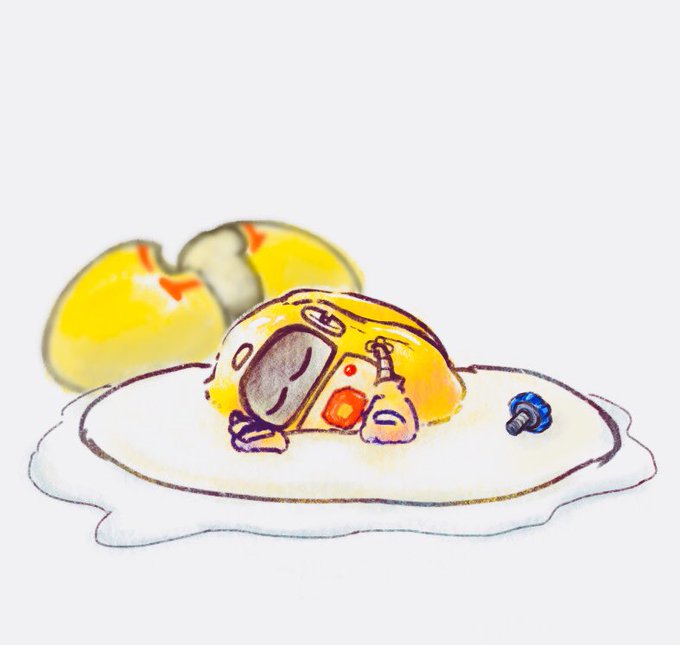 ヘボットって血斑卵っぽいよねってのを描きたかった… ヘボットって血斑卵っぽいよねってのを描きたかった…