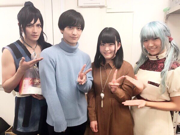 ゲネプロにアニメのキャストさんがいらしてくださいました。リコス役 石見舞菜香さんオウニ役 梅原裕一郎さん石見さんとお話が ゲネプロにアニメのキャストさんがいらしてくださいました。リコス役 石見舞菜香さんオウニ役 梅原裕一郎さん石見さんとお話が
