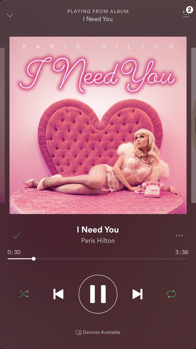 RT @KurtColeman: Such a sexy song @ParisHilton just put out... ???? Love from Aussie land ????????❤️ #INeedYou https://t.co/a89gTN5SFT