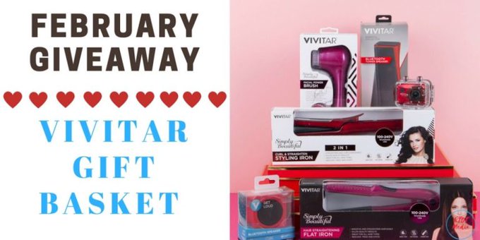February Giveaway- Vivitar Tech & Beauty Giveaway February Giveaway- Vivitar Tech & Beauty Giveaway