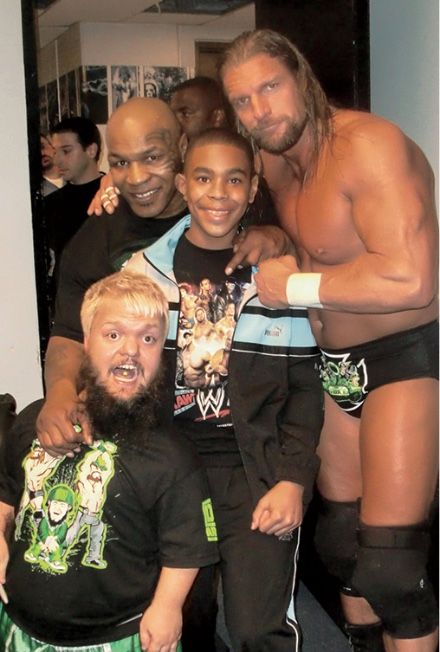 WrestleMania crew in 2010 with my
son Amir. @TripleH and @wwehornswoggle 
https://t.co/eNe0bfxXib https://t.co/QHSBvYCmkV