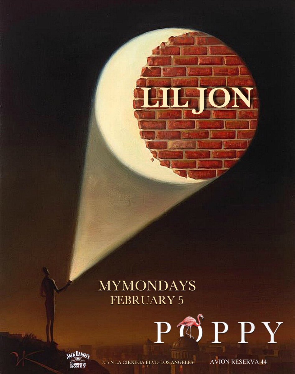 RT @Poppy__LA: It’s about to get lit. | @liljon is joining us tonight at Poppy. Are you? #MyMondays #Poppy https://t.co/Z65W40awUE