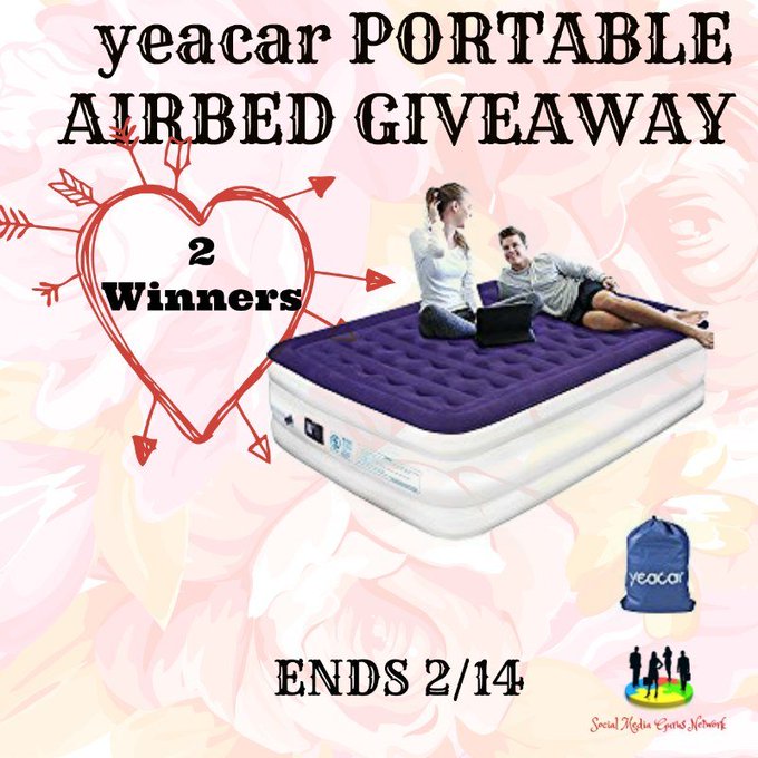 yeacar Portable Airbed GIVEAWAY yeacar Portable Airbed GIVEAWAY