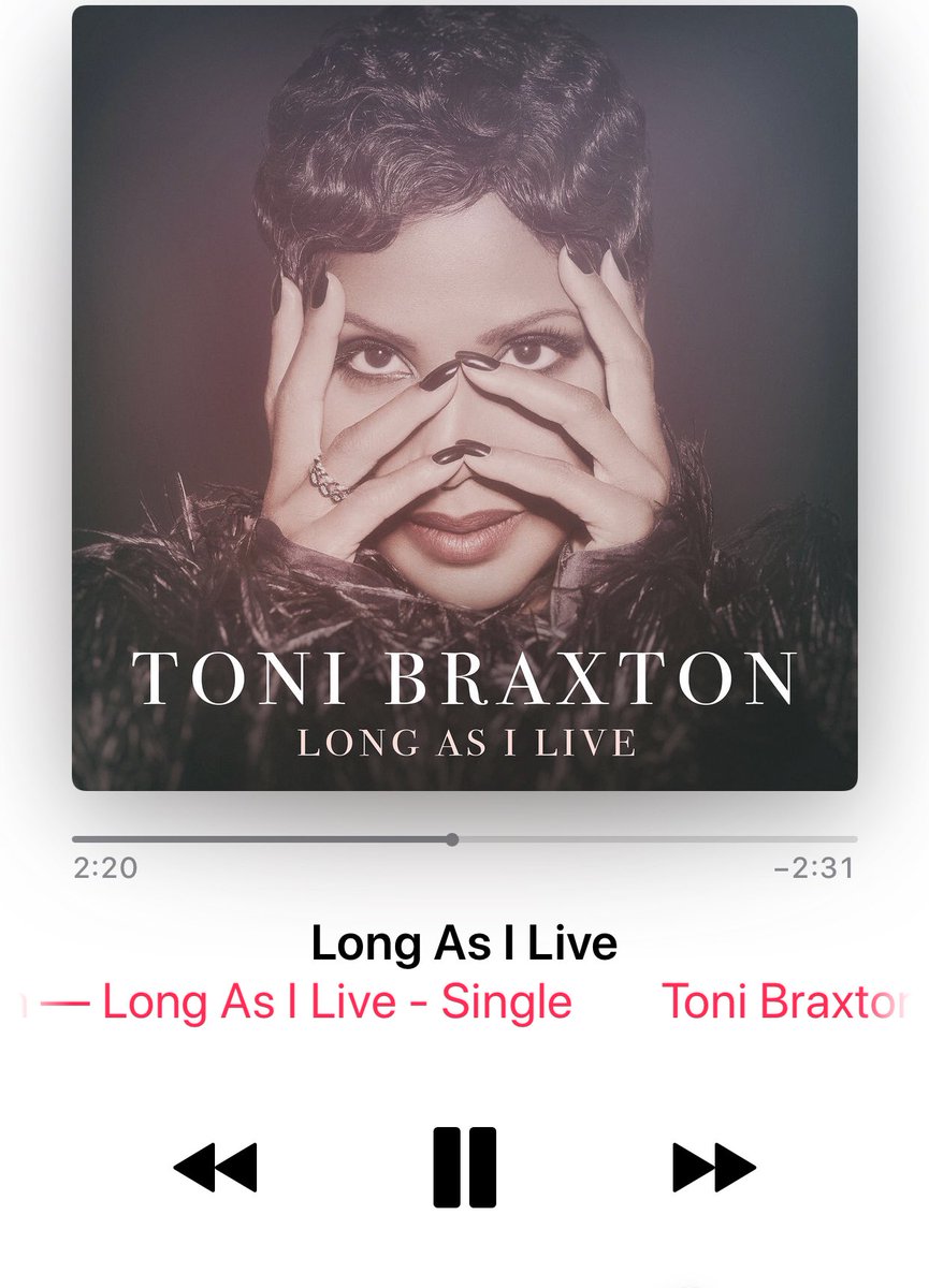 RT @bsmart4life: Love the single artwork???????????????? Feelin the Chill vibe & fresh Groove as well @tonibraxton #LongAsILive https://t.co/rrQDkmNxPs