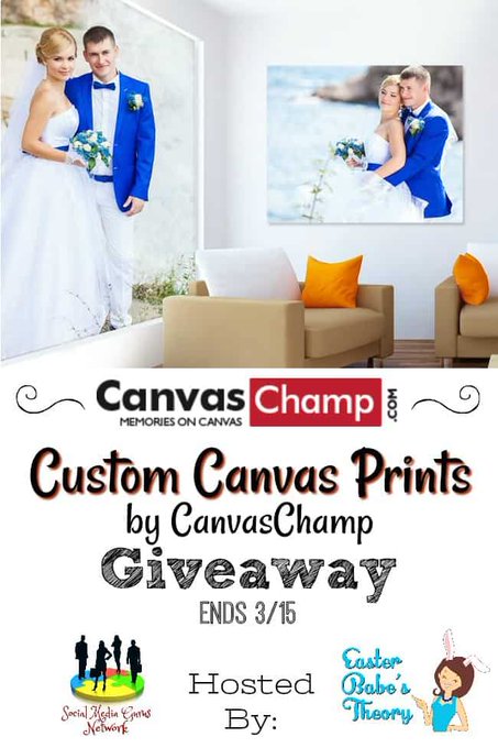 Custom Canvas Prints by CanvasChamp Giveaway Custom Canvas Prints by CanvasChamp Giveaway