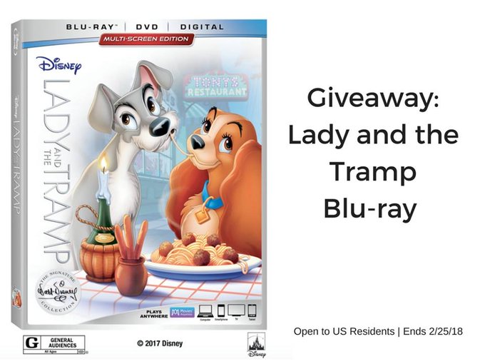 Lady and the Tramp Blu-Ray (Special Edition) GA-1-US-Ends 2/25 Lady and the Tramp Blu-Ray (Special Edition) GA-1-US-Ends 2/25