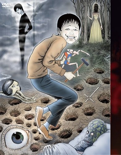 伊藤潤二『コレクション』DVD上巻のジャケットイラストを公開しました!双一、四ツ辻の美少年、淵、なめくじ少女…などなど伊 伊藤潤二『コレクション』DVD上巻のジャケットイラストを公開しました!双一、四ツ辻の美少年、淵、なめくじ少女…などなど伊