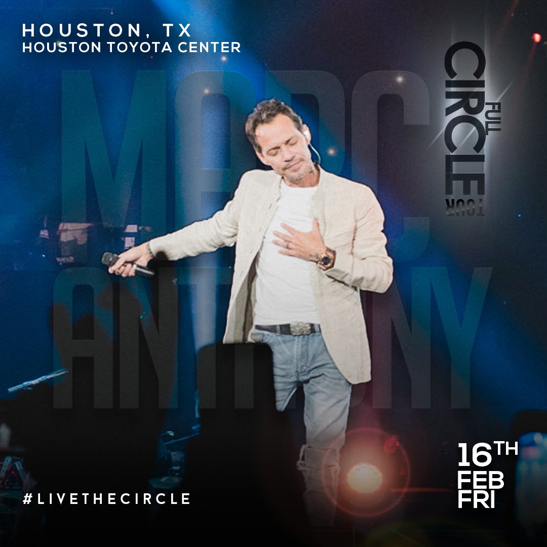 #MiGente de Houston nos vemos esta noche en el Toyota Center. El #FullCircleTour será memorable https://t.co/1ImdSHJOBP