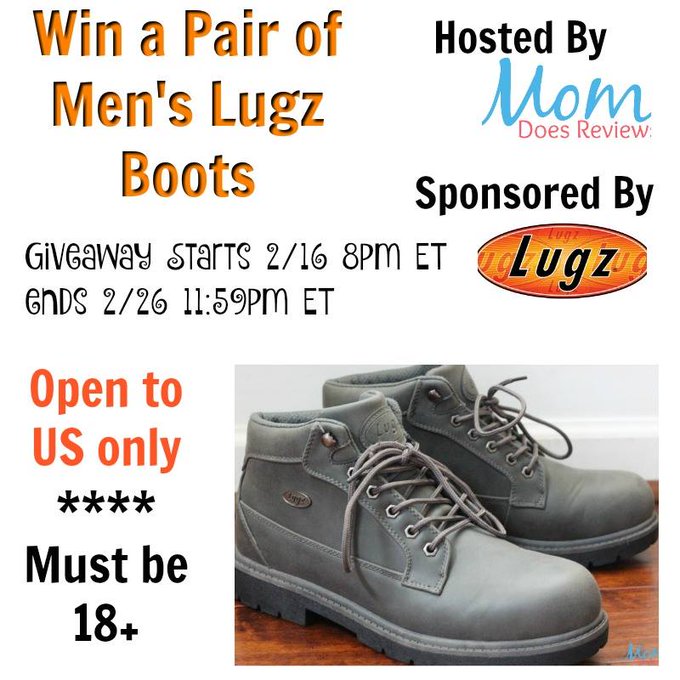 Men's Lugz Boots GA-1-US Ends 2/26 Men's Lugz Boots GA-1-US Ends 2/26