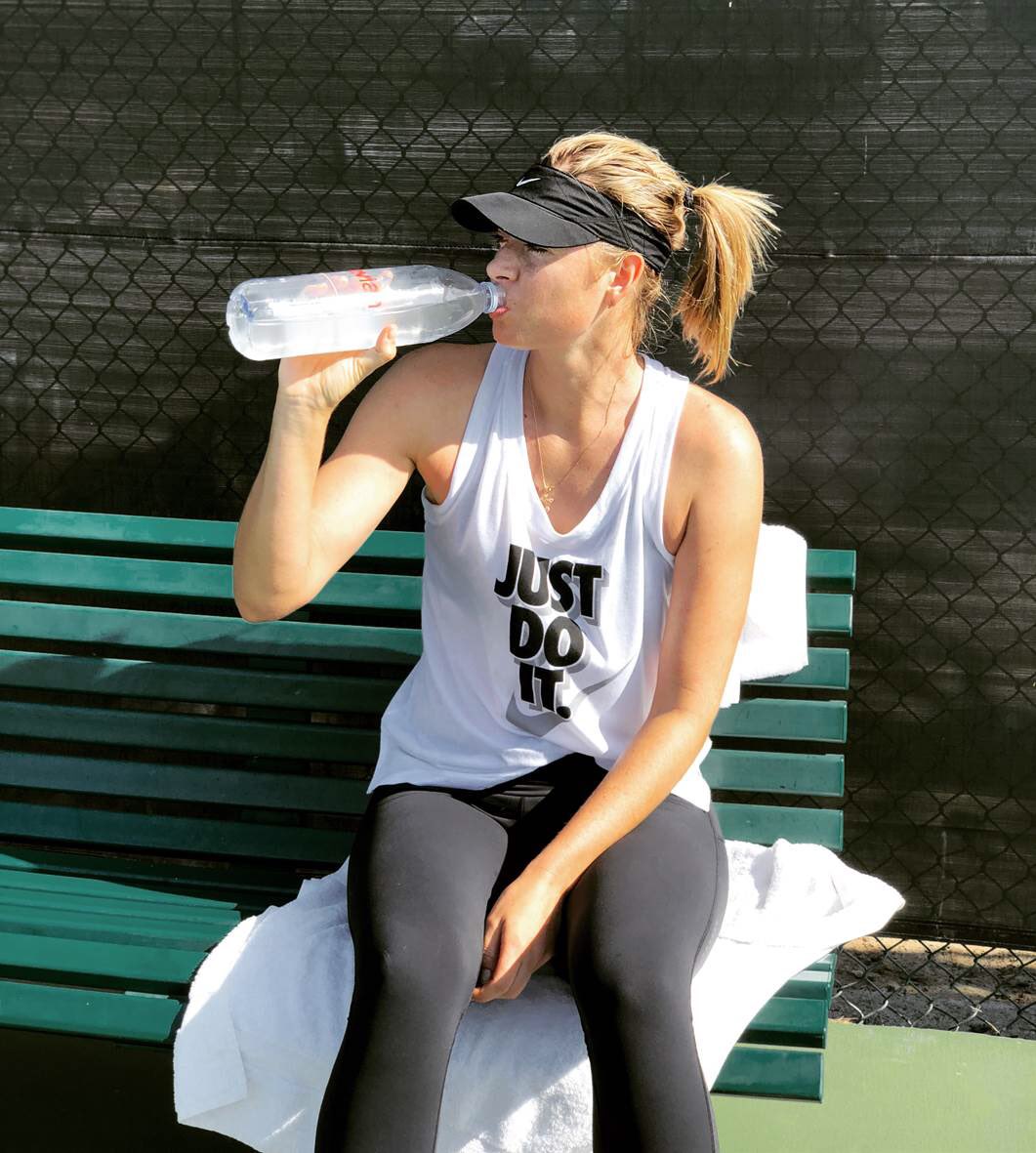 Long days on the court require me to keep up my hydration throughout. With soft, smooth water of course ???? #evian https://t.co/aBMI44CC0k