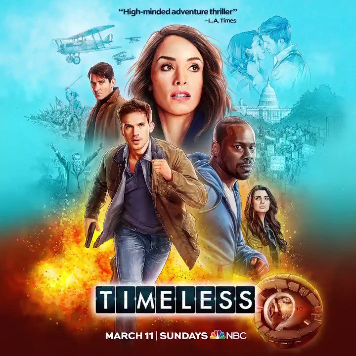 RT @NBCTimeless: Season 2 (2018, colorized)

#Timeless is back TOMORROW! https://t.co/xXQKsKM9Ym