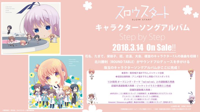 北川勝利(ROUND TABLE)氏 サウンドプロデュース!#スロウスタート キャラクターソングアルバム「Step by 北川勝利(ROUND TABLE)氏 サウンドプロデュース!#スロウスタート キャラクターソングアルバム「Step by