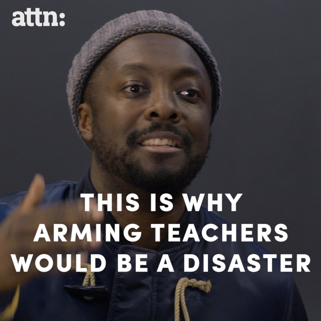 RT @attn: Giving teachers guns is a recipe for disaster -- @iamwill https://t.co/gqjXypafOS