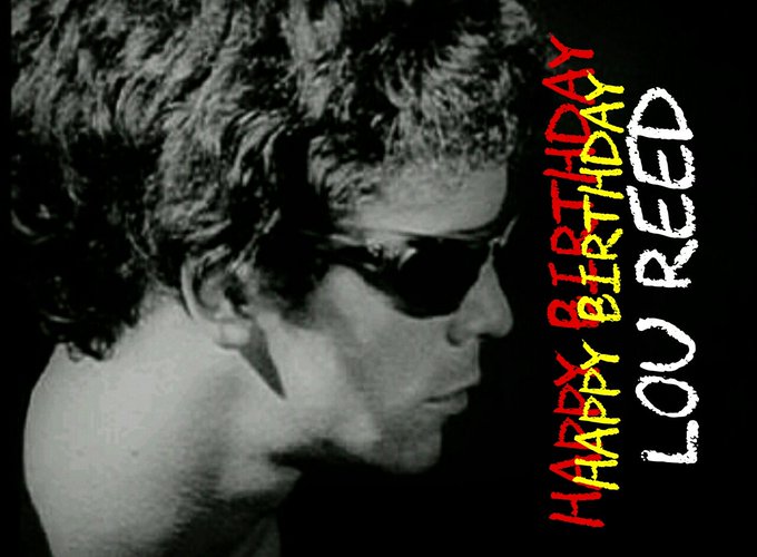Lou Reed’s Birthday Celebration | HappyBday.to