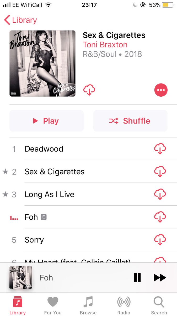 RT @iamkieranw: Yassssss @tonibraxton the album is amazing I’m so happy and proud right now!!!! #SexAndCigarettes https://t.co/iyR5CGLtHm