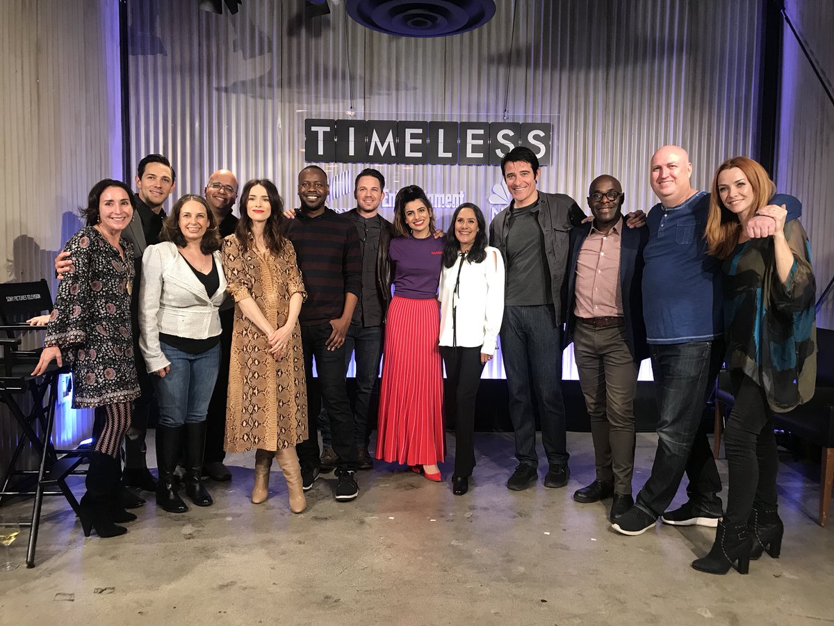 It’s starting! #Timeless #TimeTeam #Clockblockers https://t.co/5GEiPMPIlb