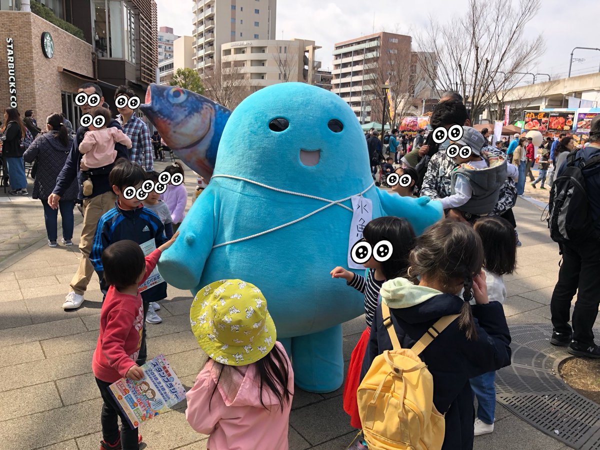 やっぱり子供に大人気🐟#ろこどる #流山産業博 やっぱり子供に大人気🐟#ろこどる #流山産業博